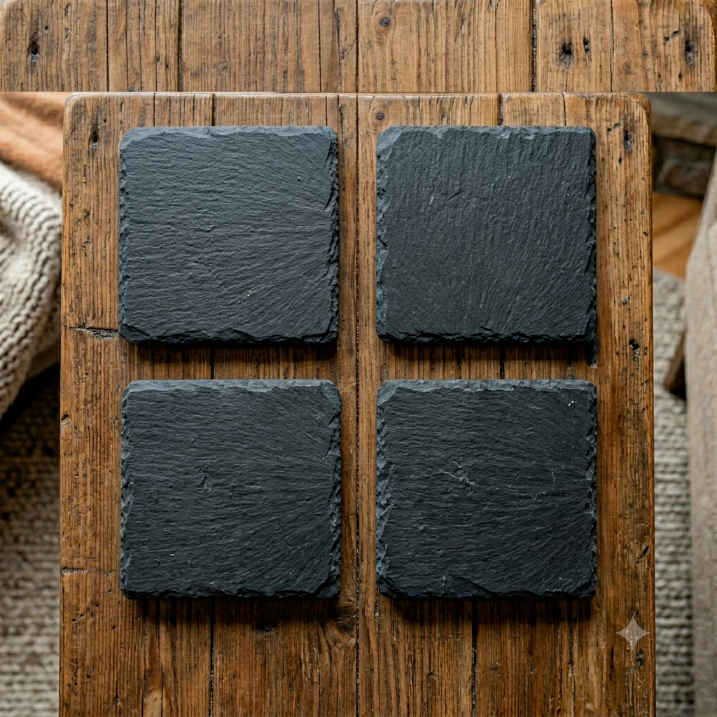 Custom Slate Coaster (4 Pack)