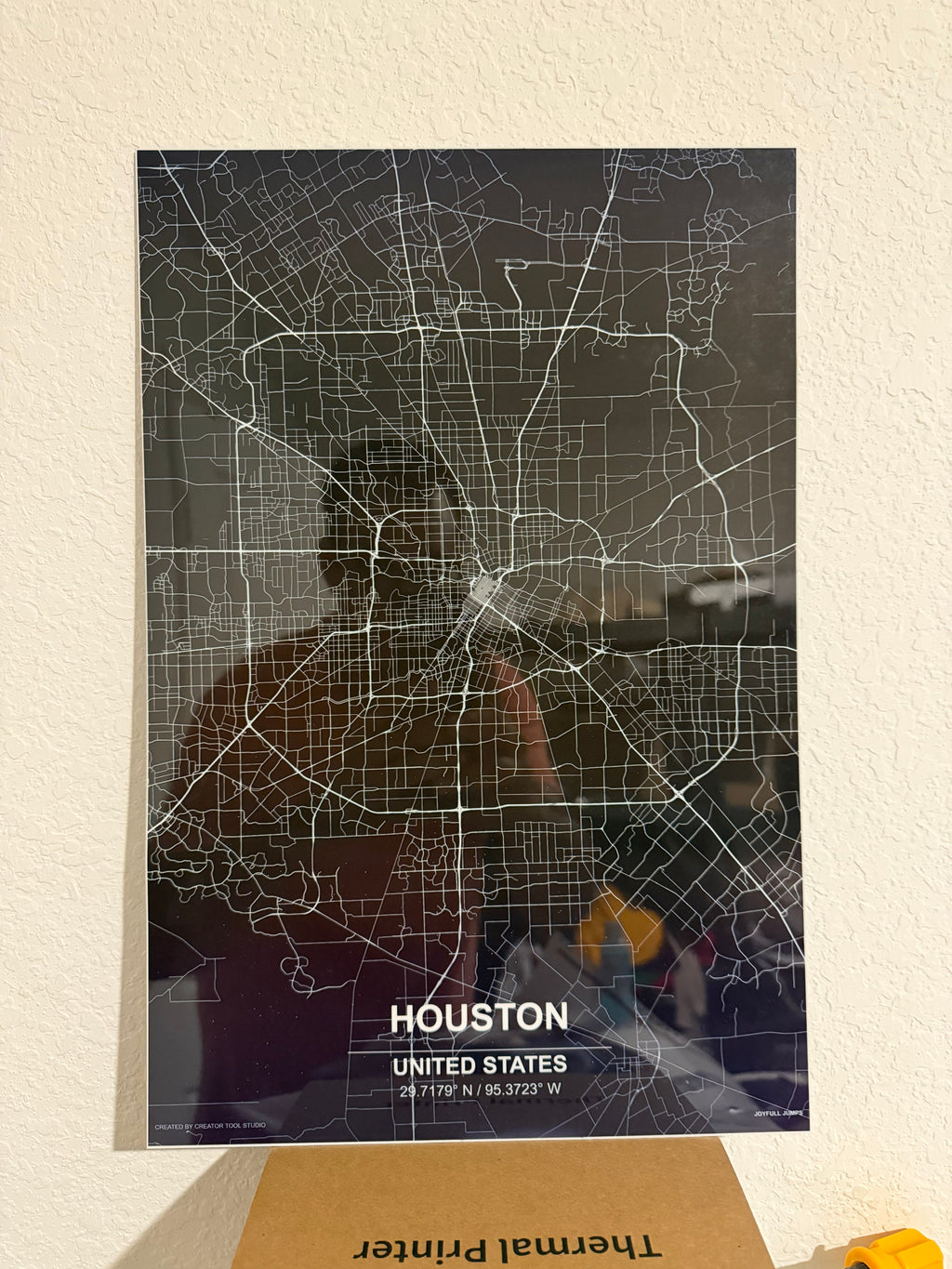 Houston - Metal Poster