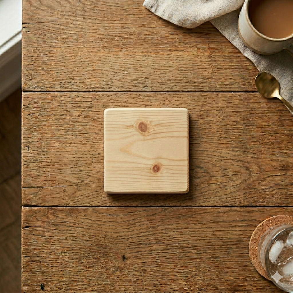 Custom Pine Coasters (4 Pack)